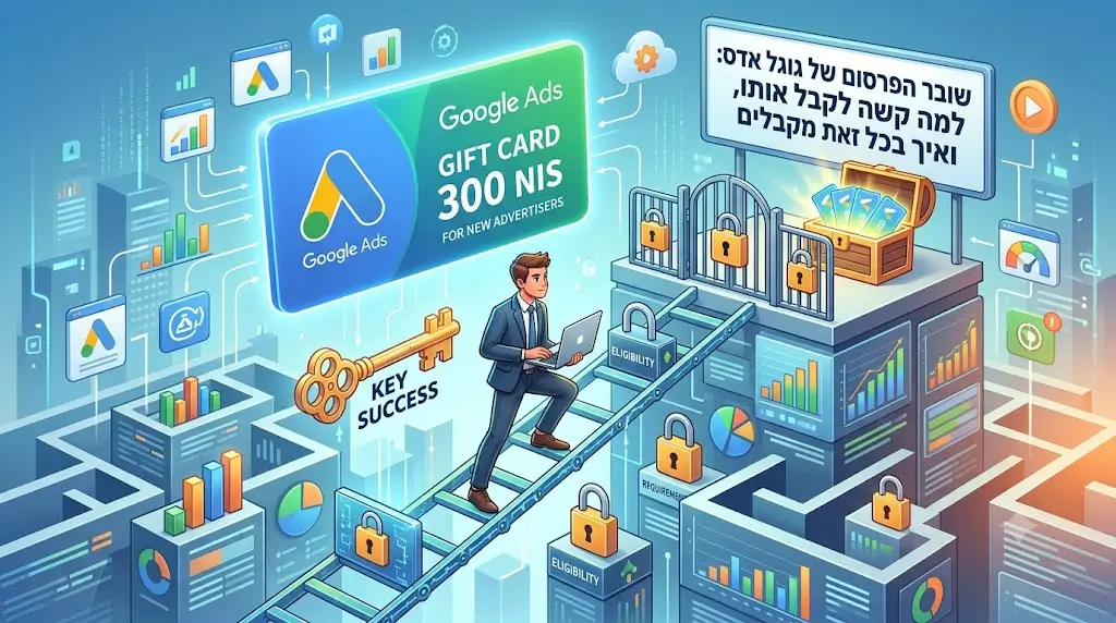 שובר פרסום לגוגל אדס - איך מקבלים